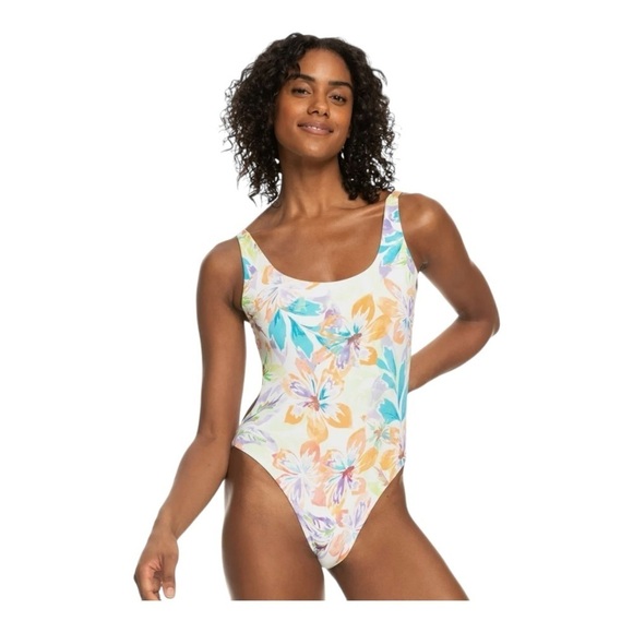Roxy Retro Revo Reversible One Piece Swimsuit NWT - Picture 1 of 5